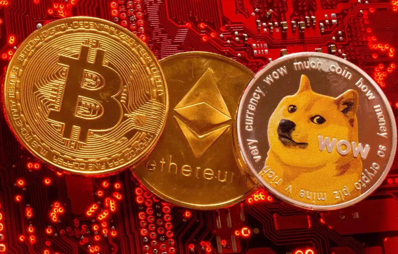 Bitcoin-Ethereum-Dogecoin